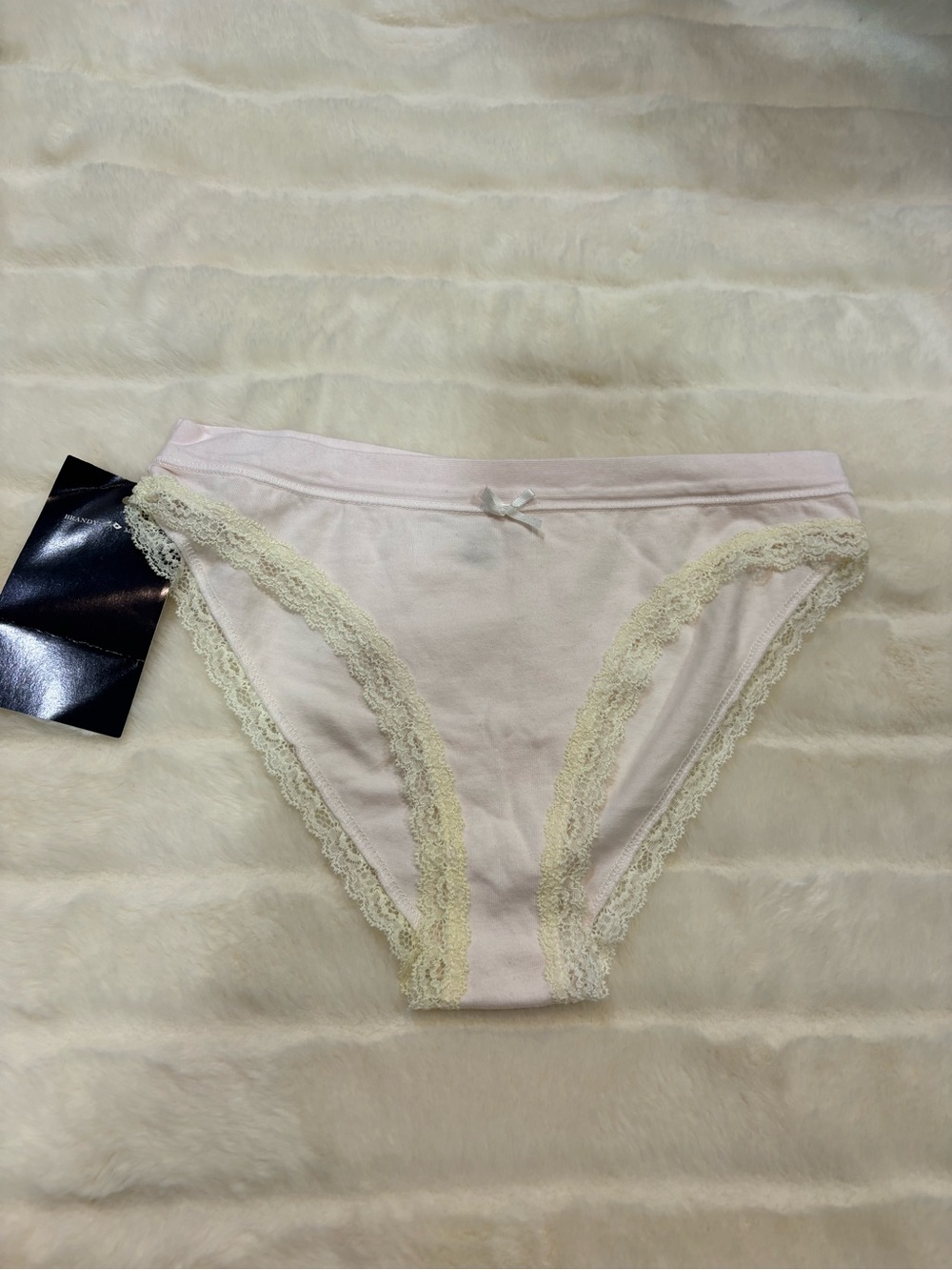 Brandy Melville Women's Light Pink Lace underwear